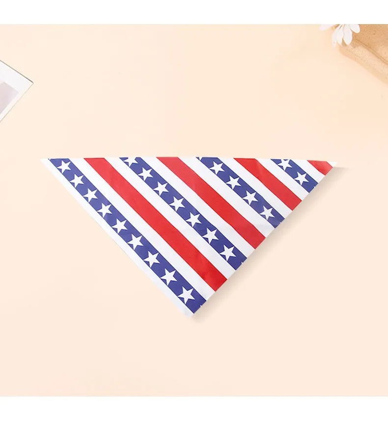 USA-Inspired Patriotic Pet Bandana - Style B