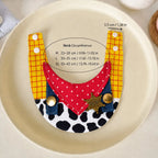 Western Cowboy Sheriff Pet Costume Collar - Size Measurements