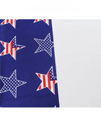 USA-Inspired Patriotic Pet Bandana - Close up