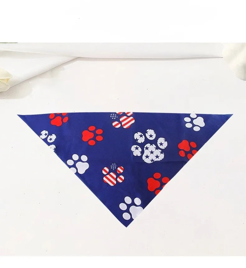 USA-Inspired Patriotic Pet Bandana - Style A