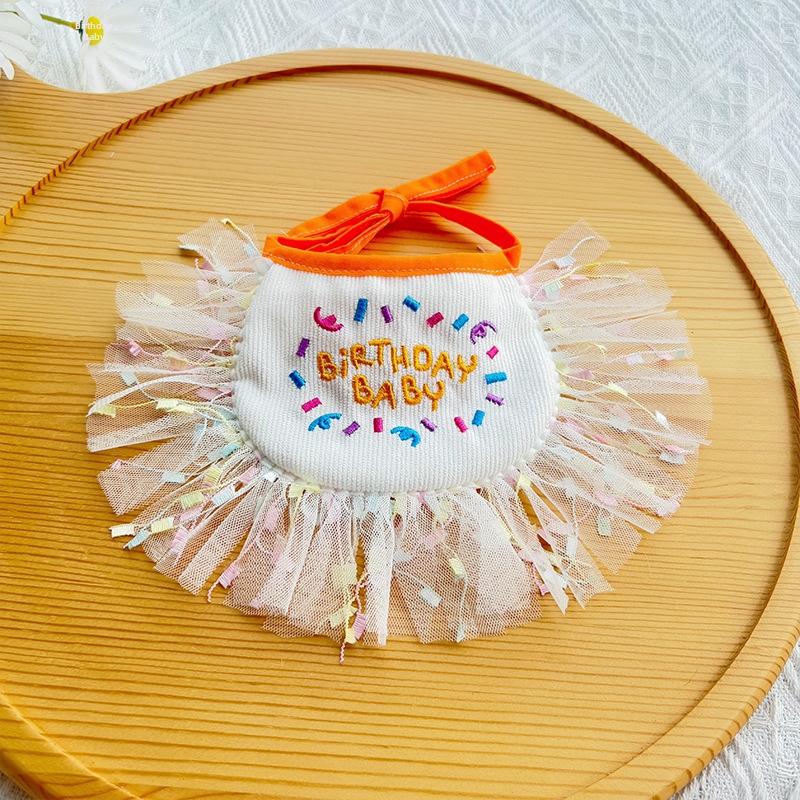 Birthday Pet Bib and Party Hat Set | Dog & Cat Celebration Outfit